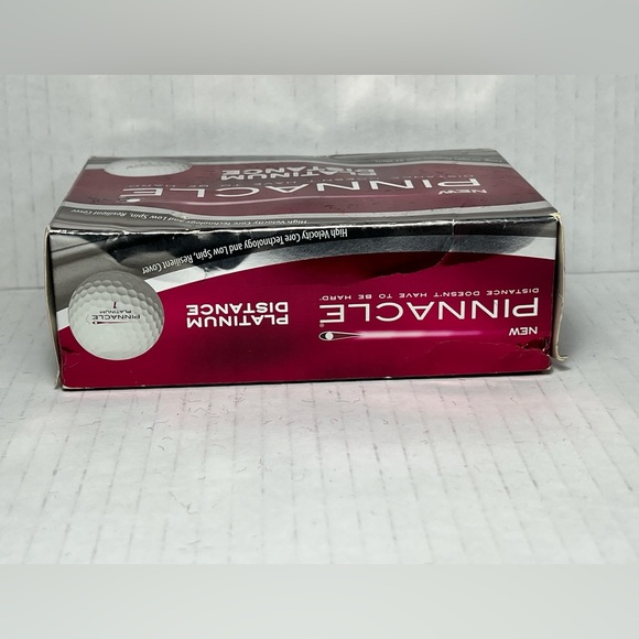 Pinnacle Platinum & Gold Distance 15 Golf Balls LOT Set NIB Sleeves - Picture 6 of 16